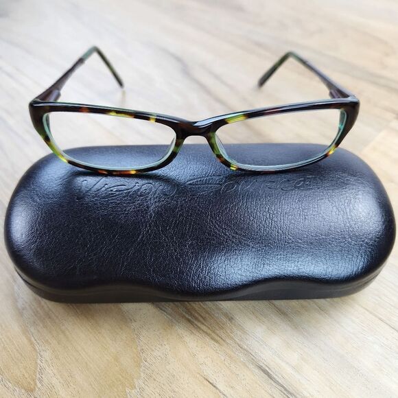 ?Genevieve Boutique Brown & Teal Attempt Eyeglasses w/Hardshell Case main image 10